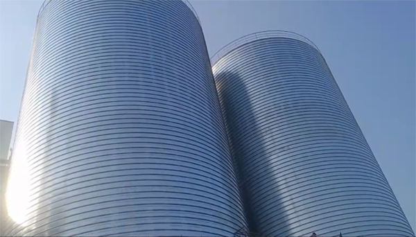 明光2座混凝土高架卷板仓